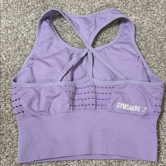Gymshark Purple Sports Bra - Picture 3 of 3